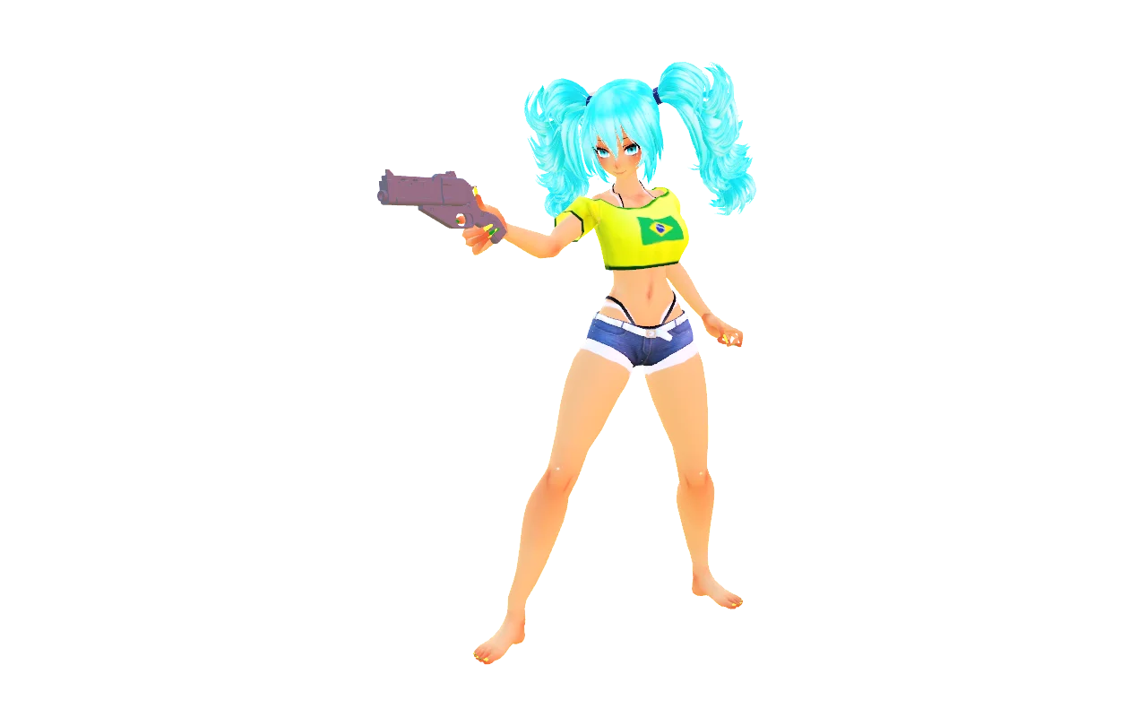 Brazillian Miku on Holliday