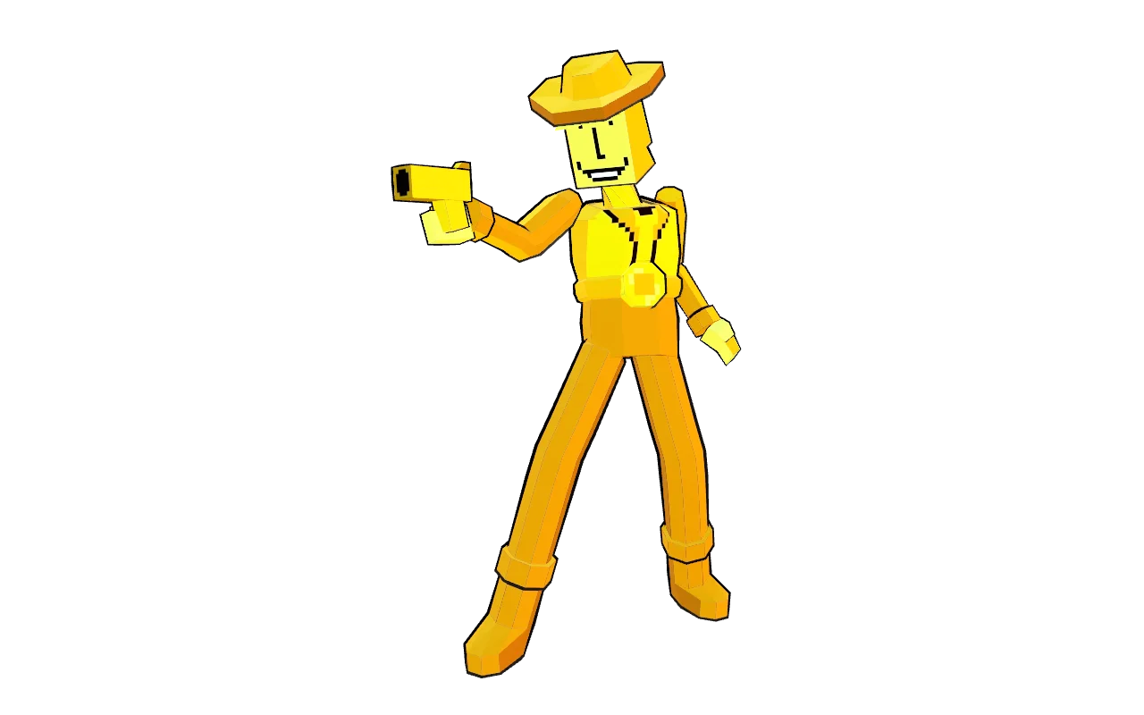 Yellow from Deltarune Holliday