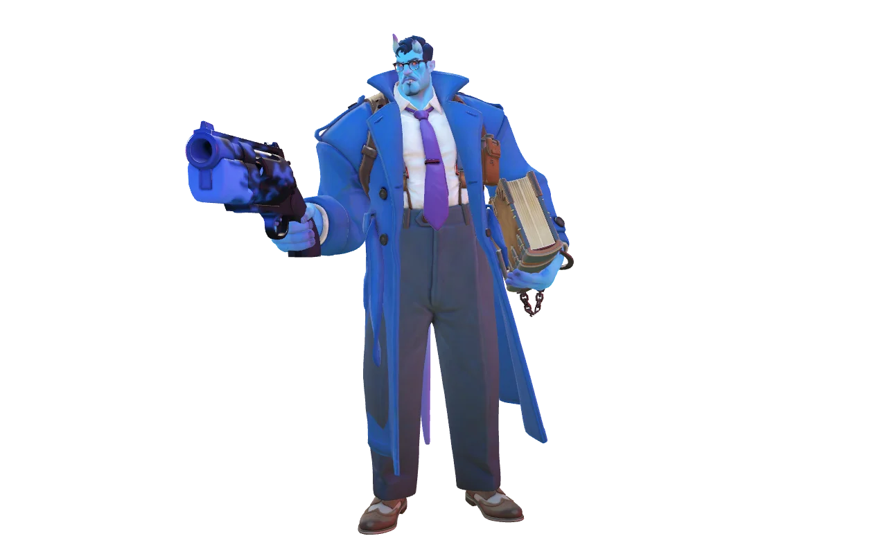 Abrams Gun Skin | Blaze / Blue Blaze