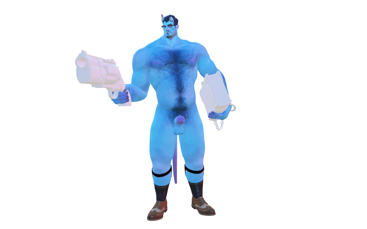 Big Blue (naked Abrams)
