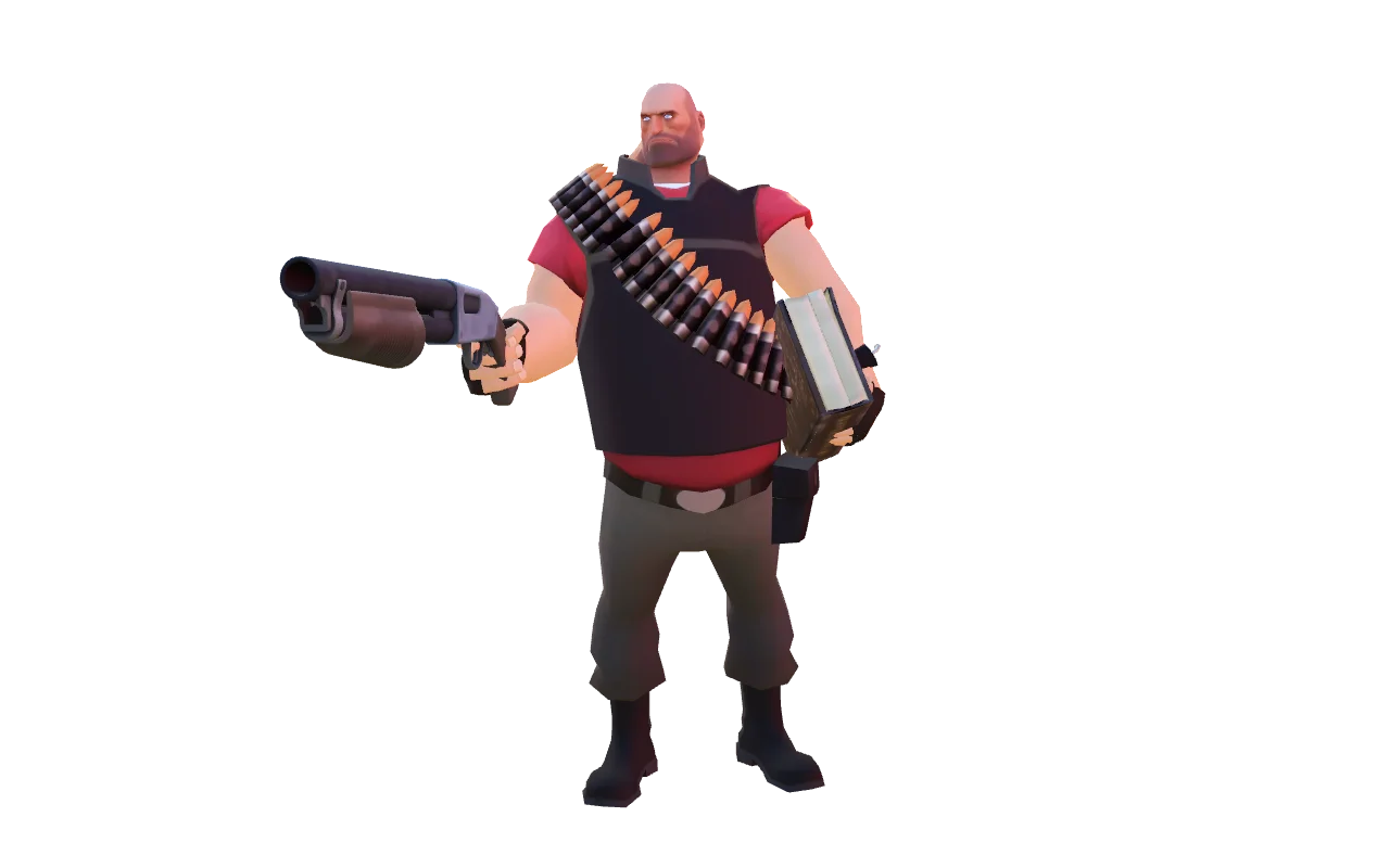 Heavy TF2 as Abrams