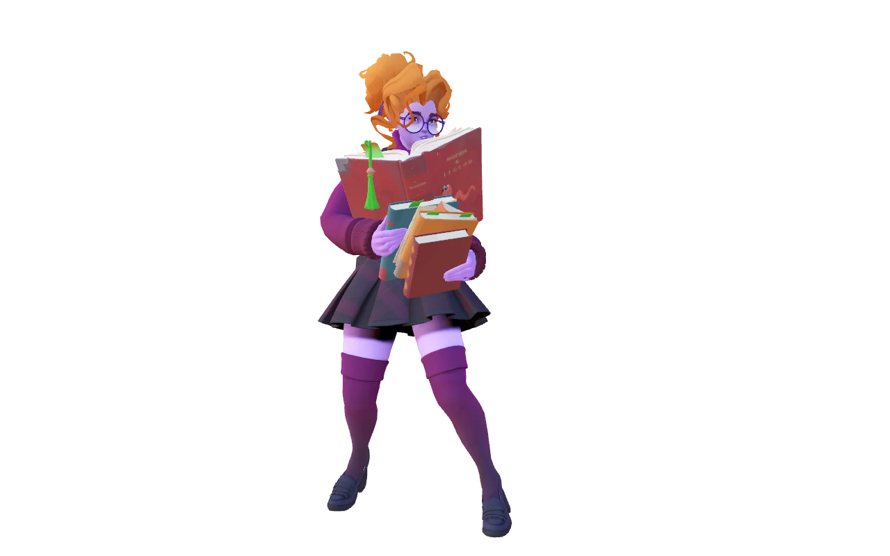 Worm Paige (Bald+Purple Paige)