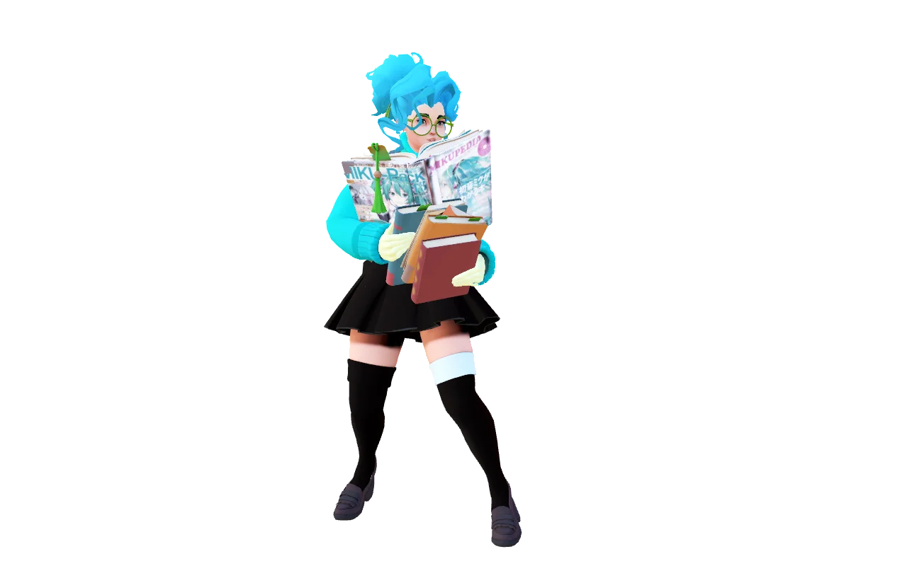 Paige hatsune miku theme recolor + book cover