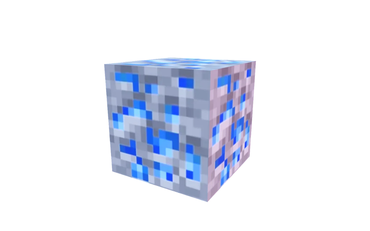 Minecraft ores in place of Wooden crates