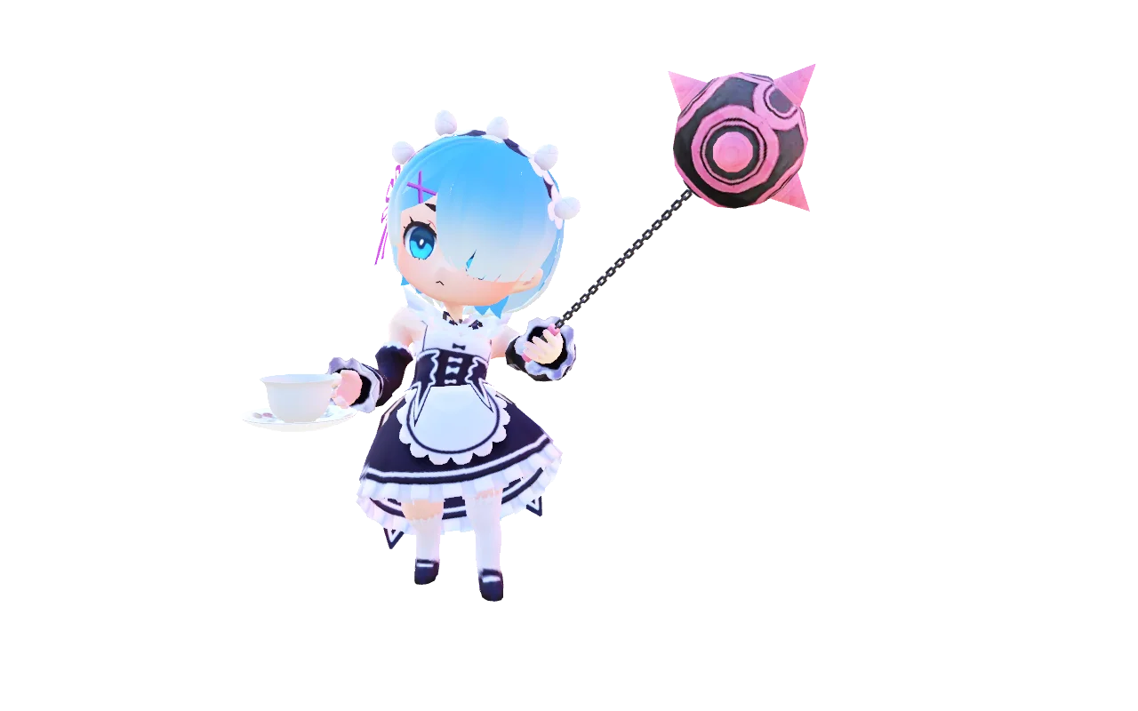 Literally Rem from Re:zero as Rem