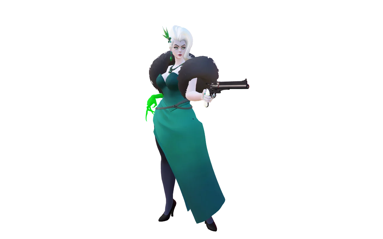 Portrait-Styled Dynamic Lady Geist Expression