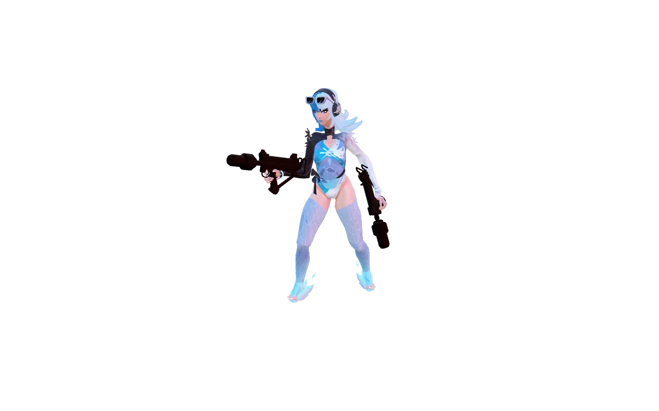 Luna Snow as Haze (Marvel Rivals)