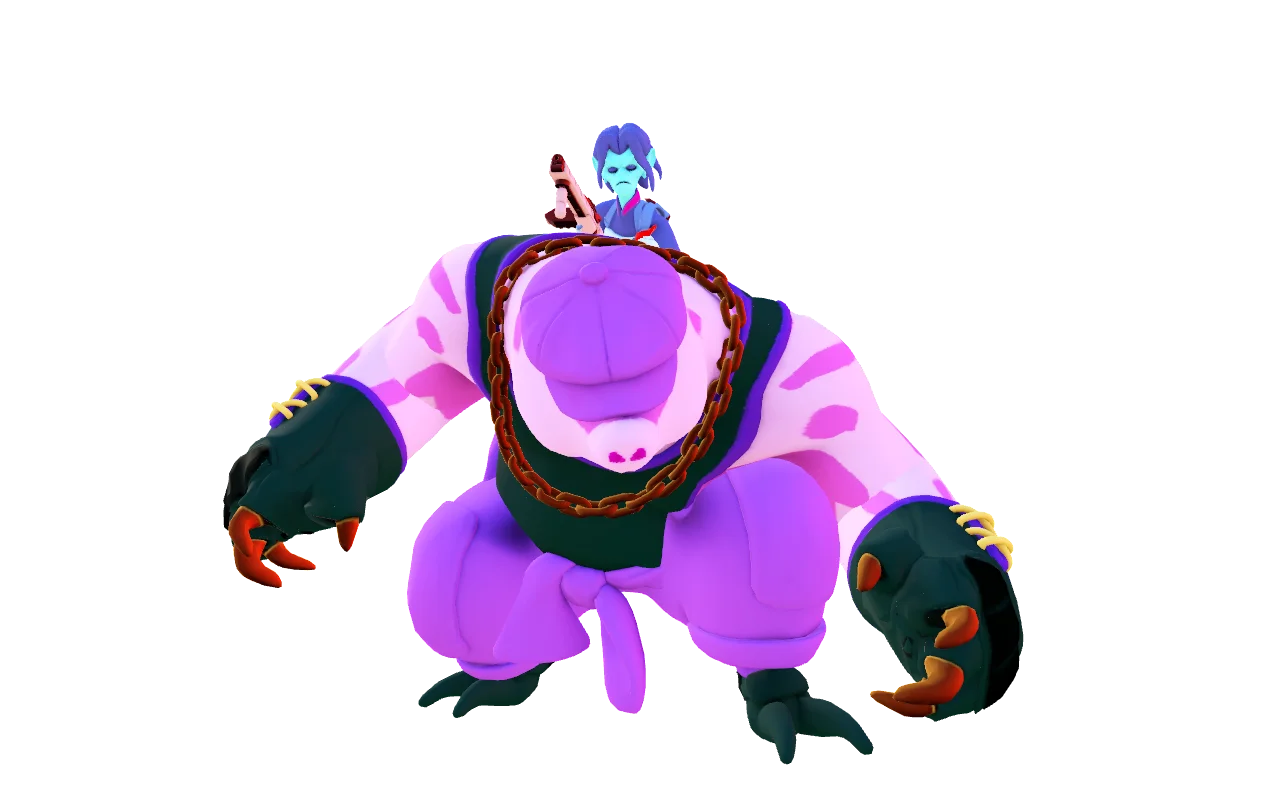 Susie Over Mo and Krill