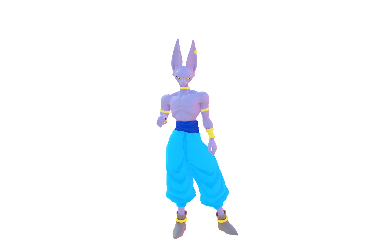 Lord Beerus Over Calico (Dragon Ball)