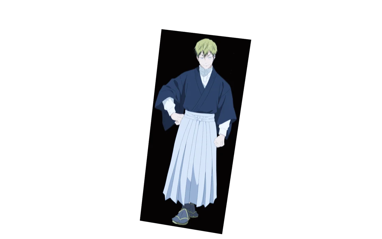 Naoya Zenin PNG larps as Caligo