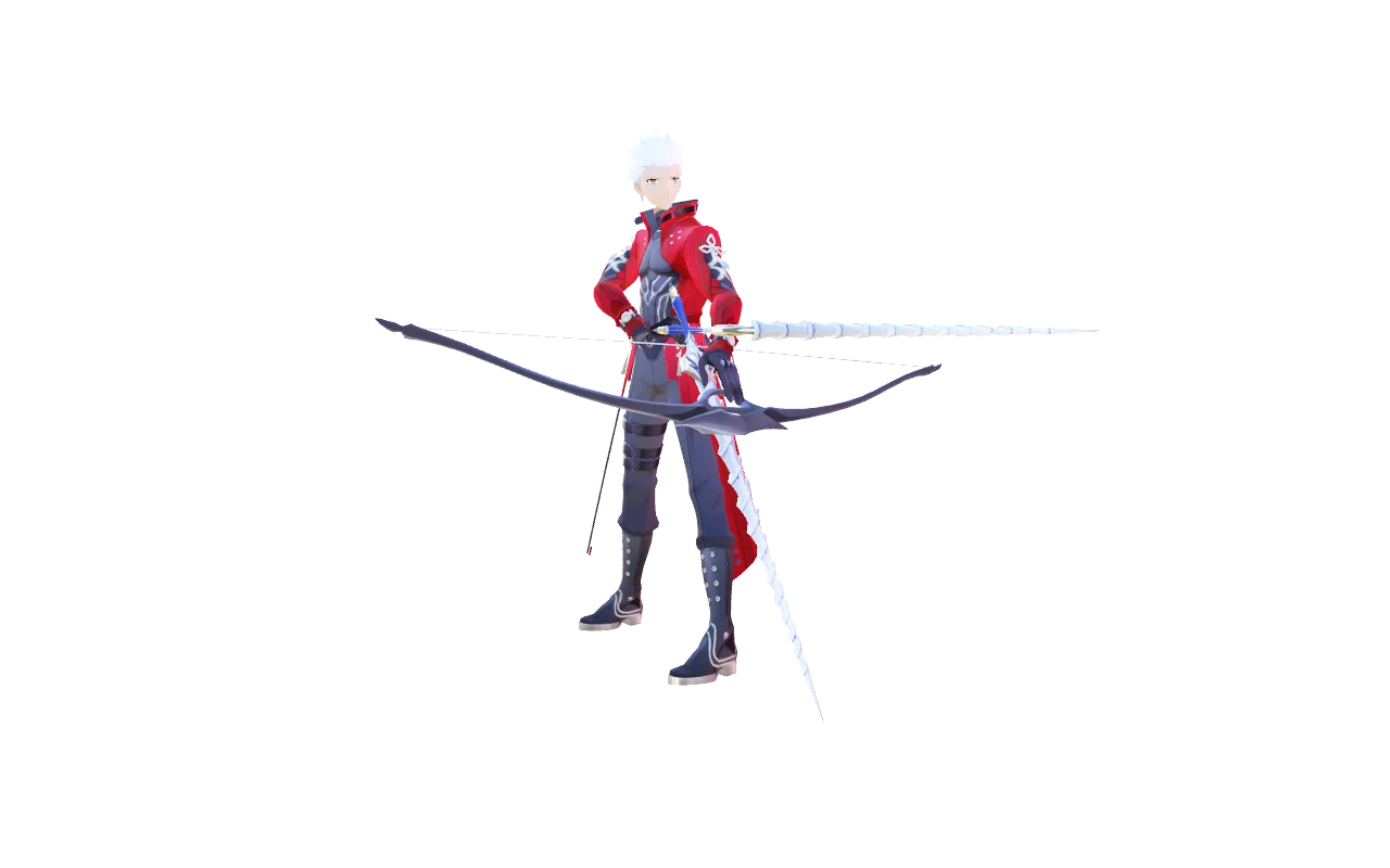 Archer (Fate/Stay Night) Over Grey Talon