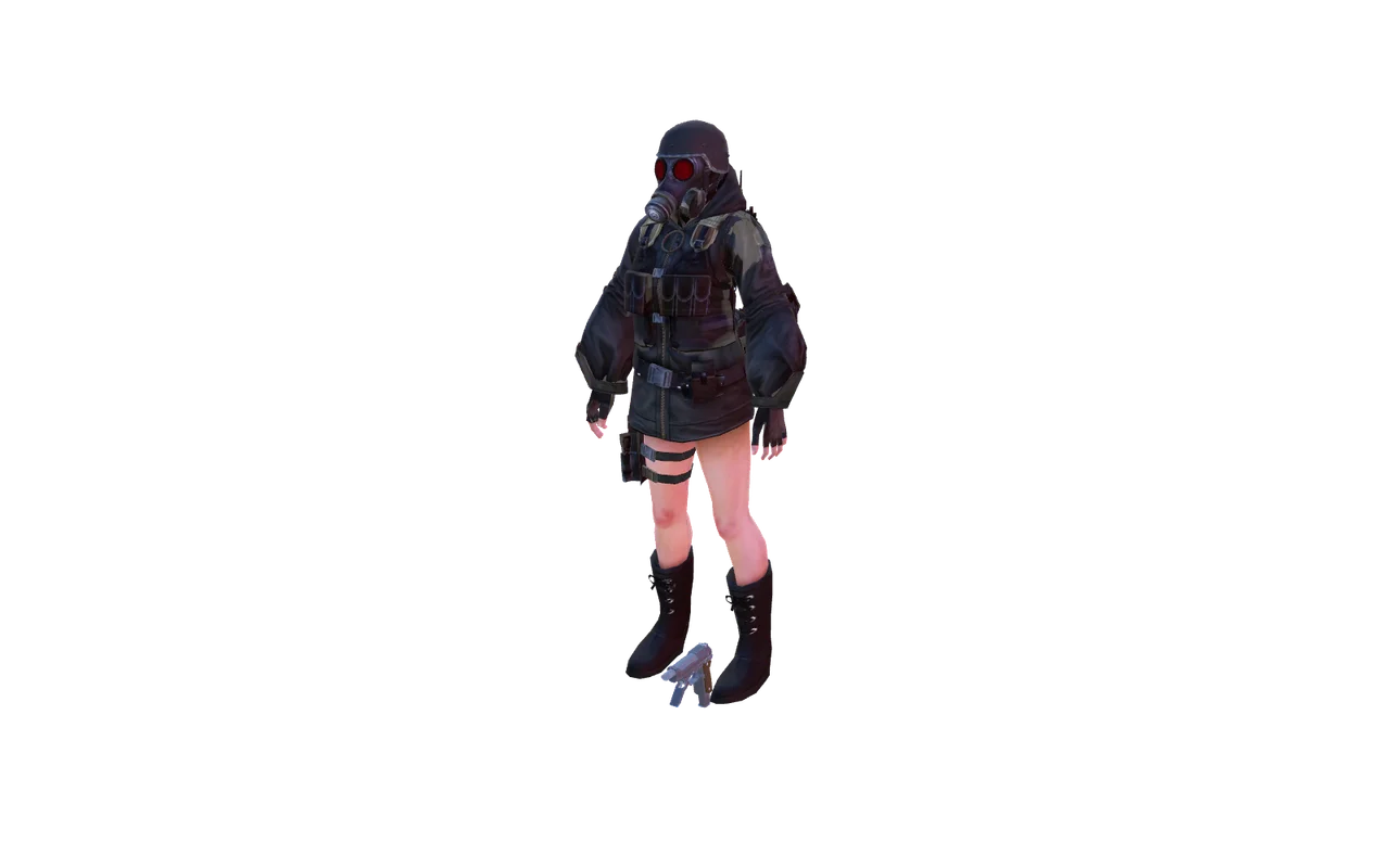 Lady Hunkdox with a Beretta