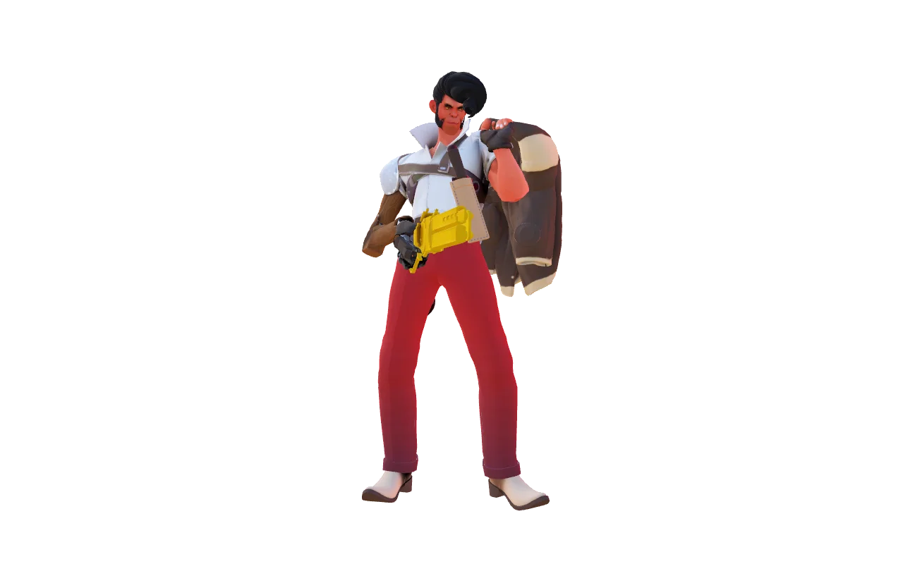 Australium "Busted Flush" (Gold Shiv Gun)