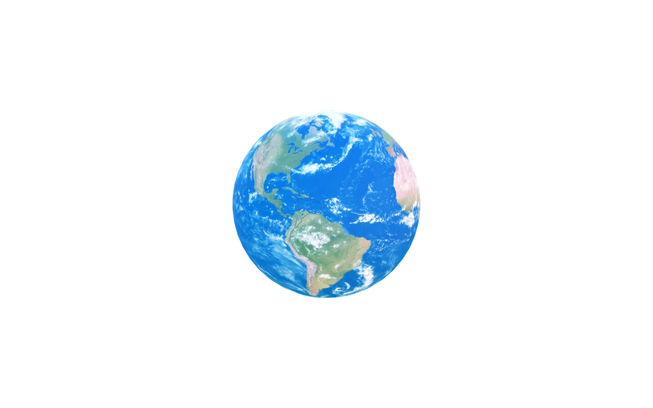 Earth Globe Soul Container (8K Texture)