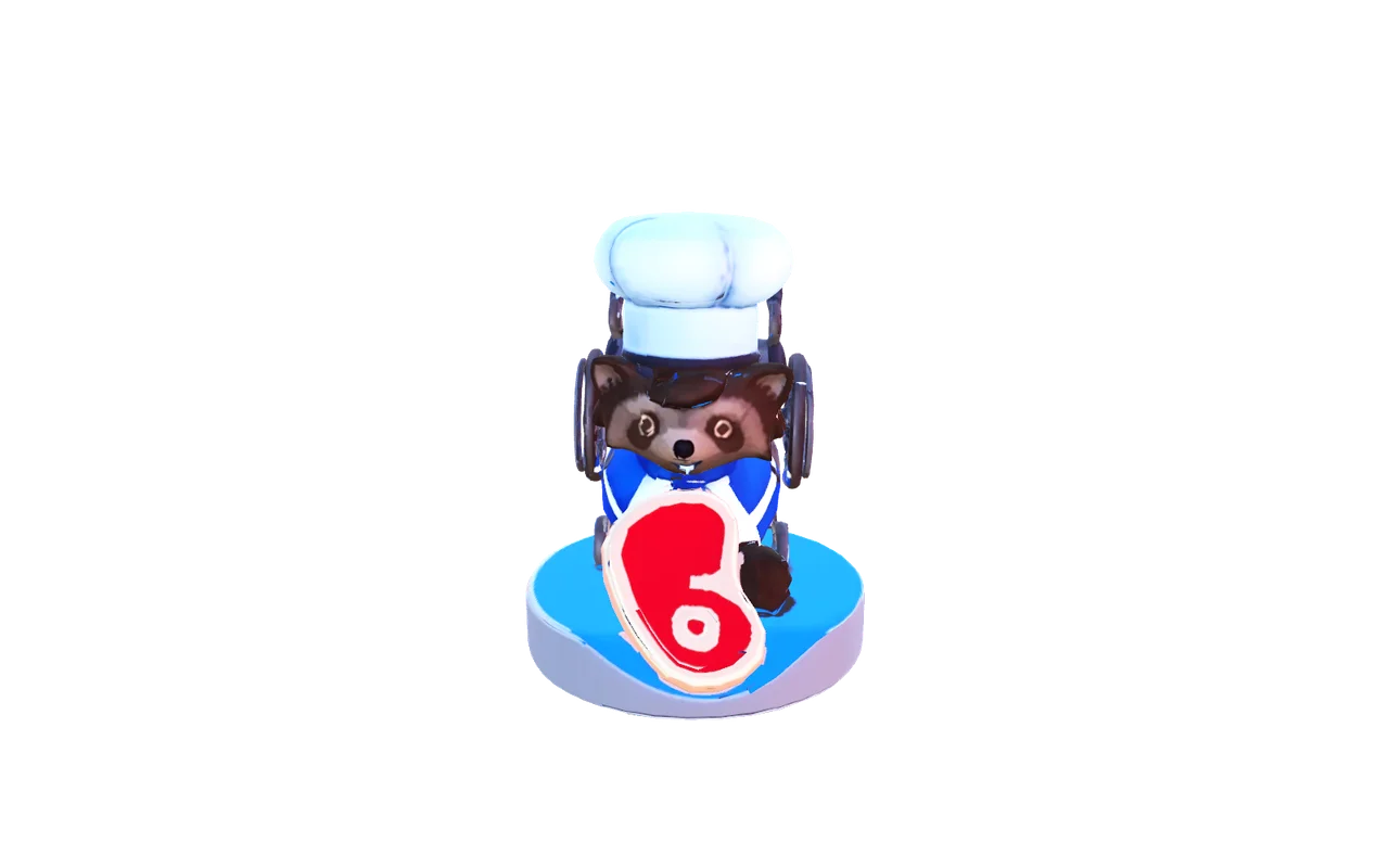 Raccon Chef ( Overcooked 2 ) as soul container