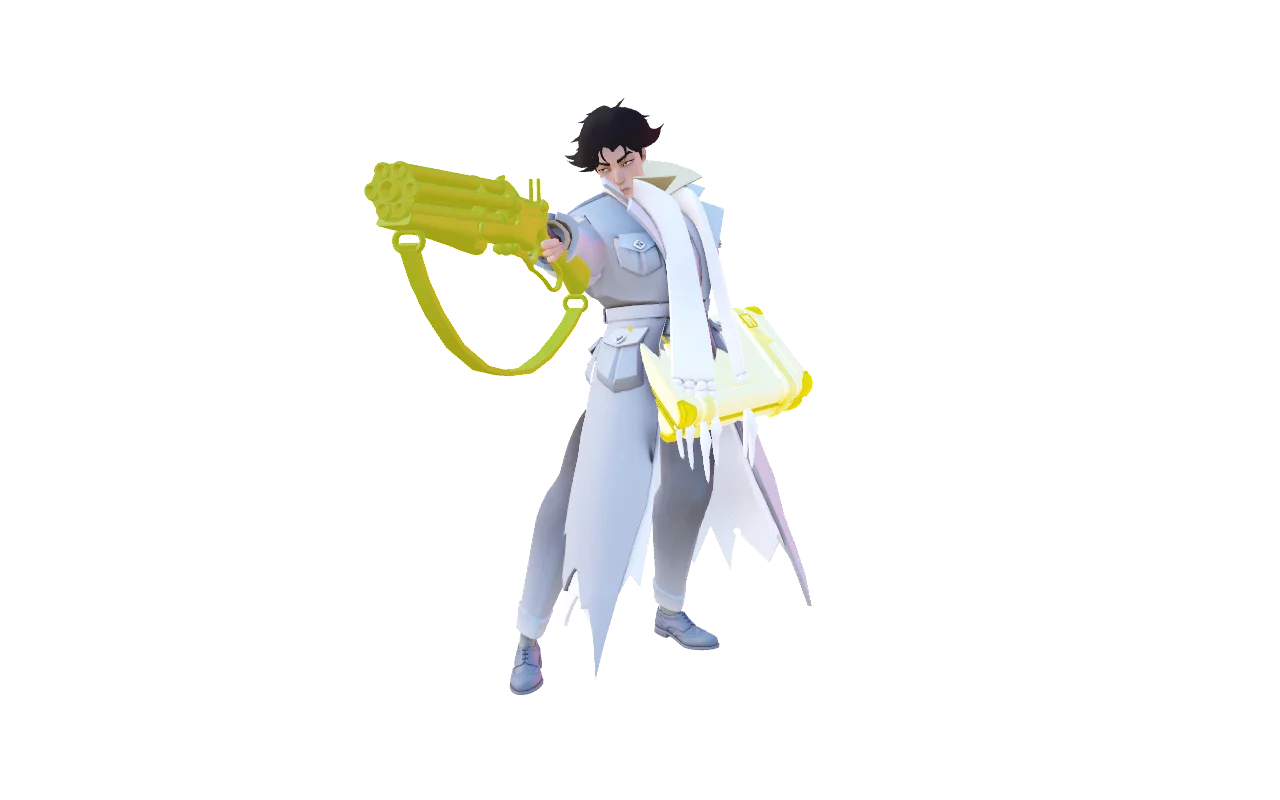 pocket white and golden