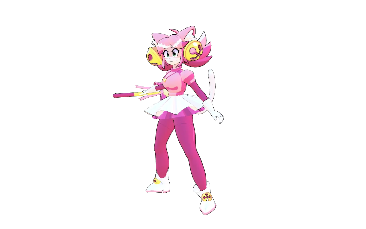 Mad Mew Mew / Pink from Deltarune Celeste