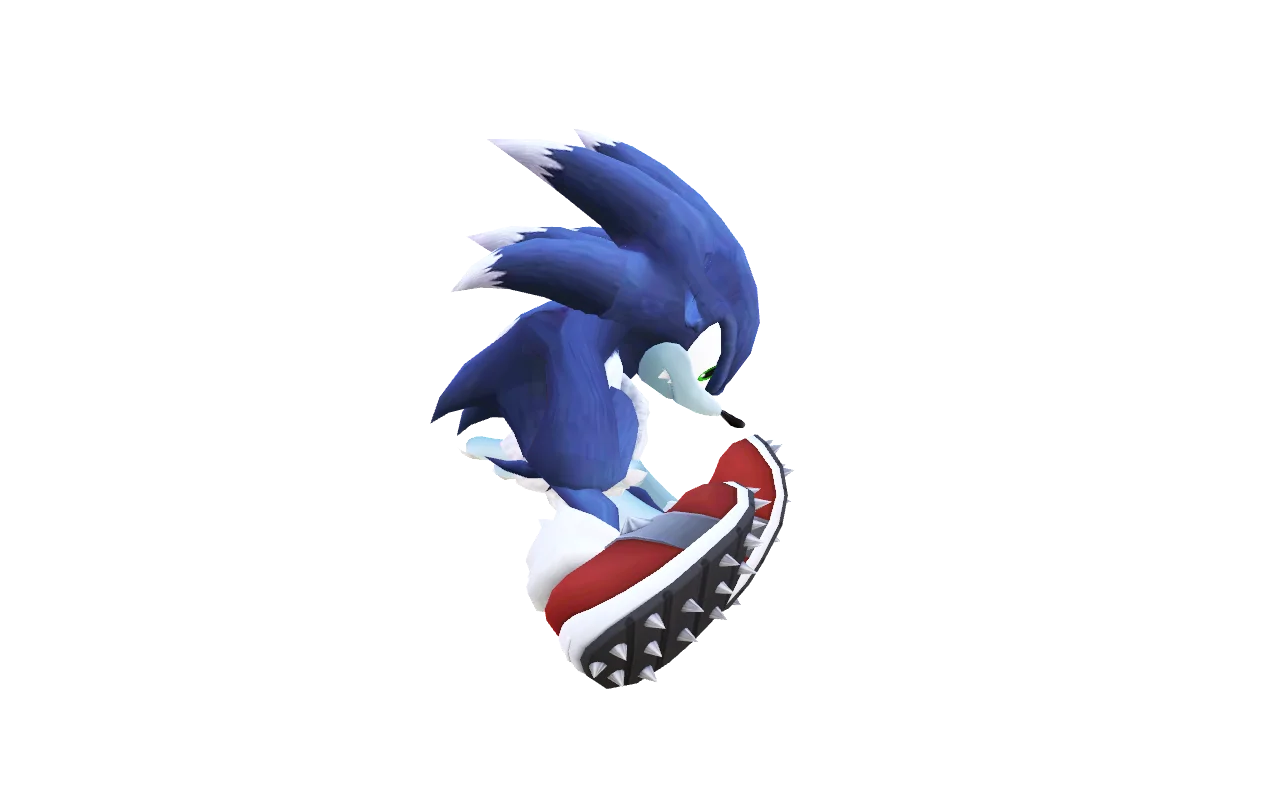 Sonic Recolored Silver + Werehog Transformation