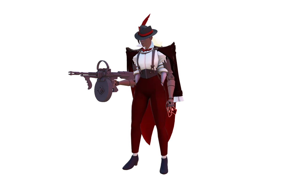 Wraith red recolor with some particles in red