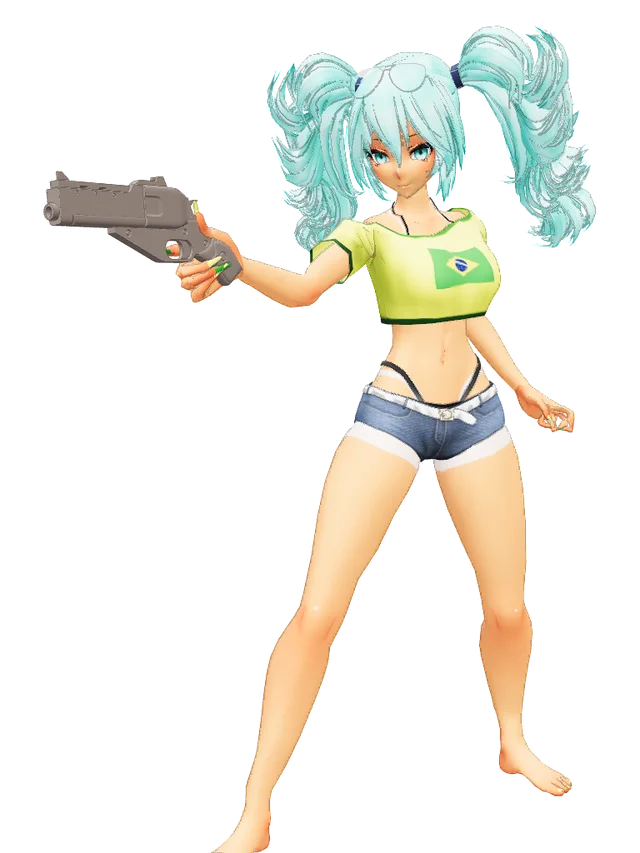 Brazillian Miku on Holliday
