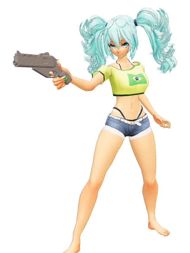 Brazillian Miku on Holliday