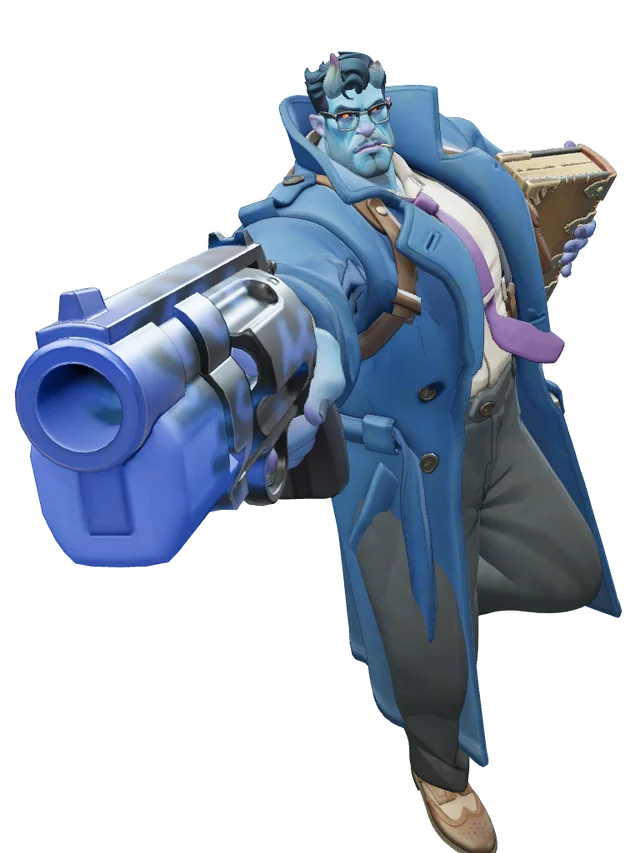 Abrams Gun Skin | Blaze / Blue Blaze