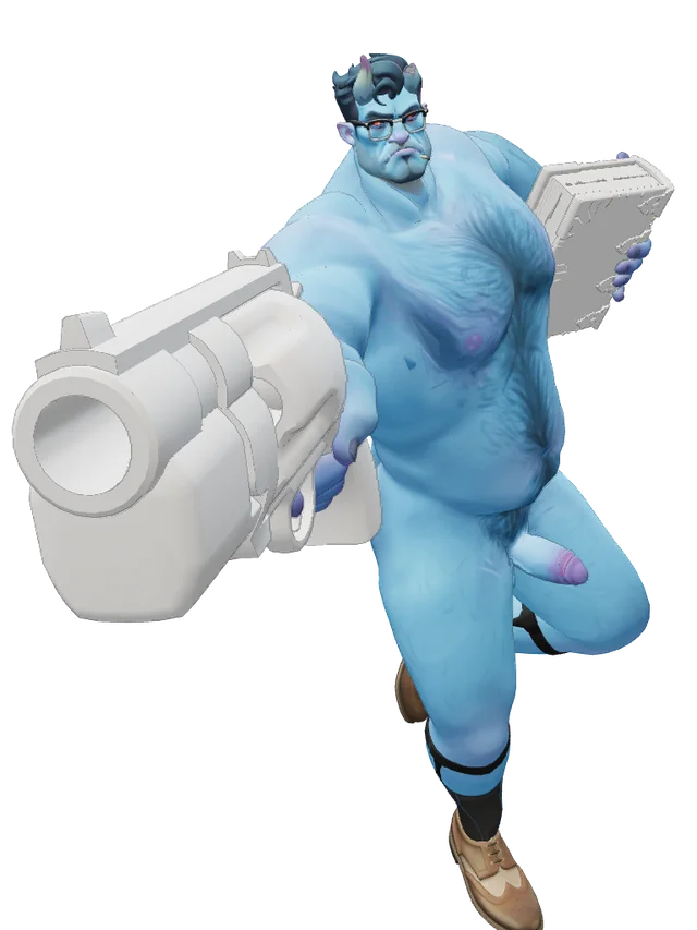 Big Blue (naked Abrams)