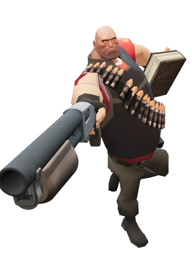 Heavy TF2 as Abrams