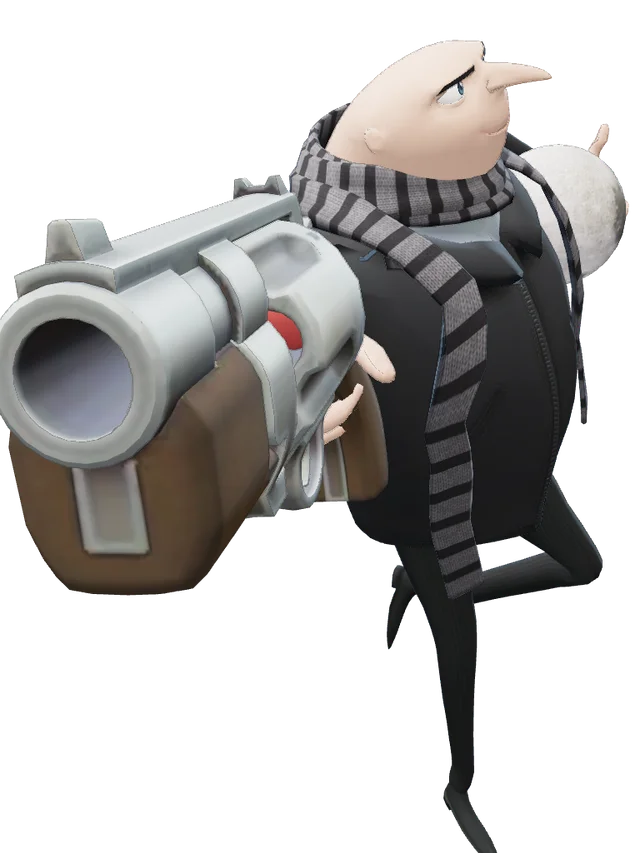 Gru as Abrams (Despicable Me) WIP