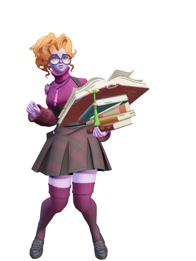 Worm Paige (Bald+Purple Paige)