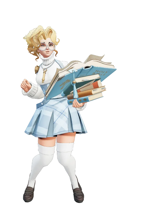 Paige (Light Blue & White Recolor)