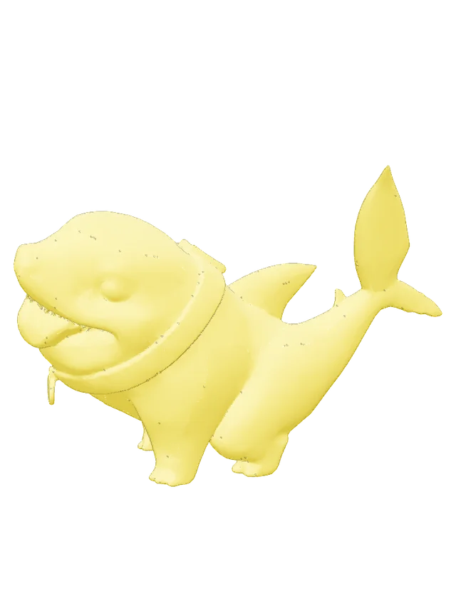 Jeff The Shark Gold Container (With Jeff Sounds)!