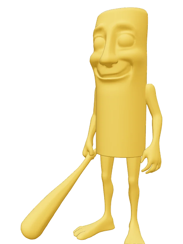 Golden Tung Tung Tung Sahur Golden Statue V2