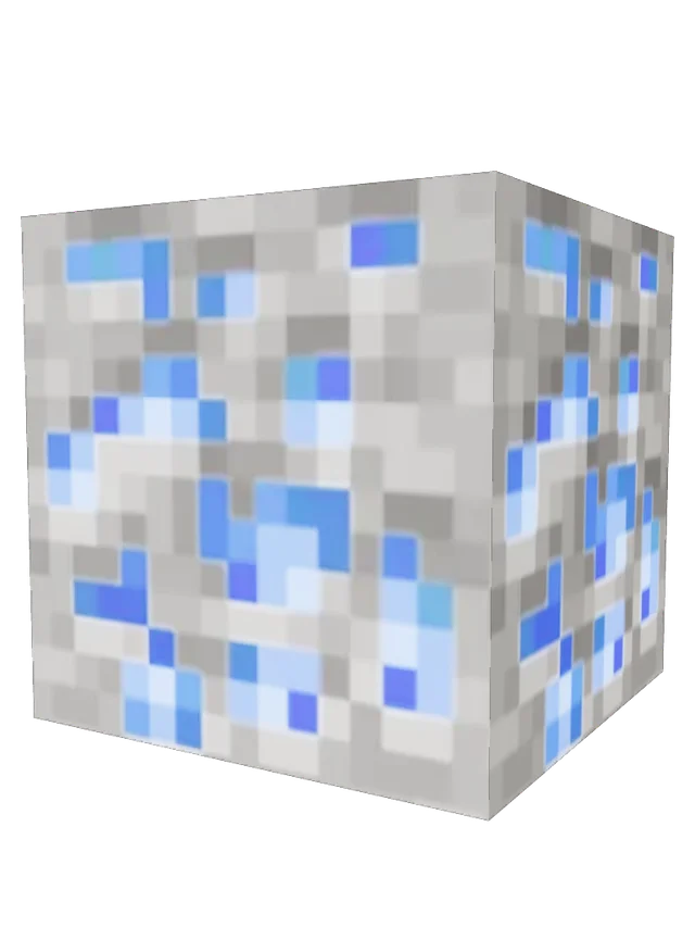 Minecraft ores in place of Wooden crates
