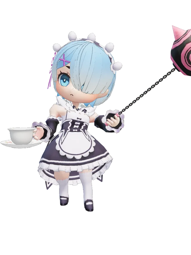 Literally Rem from Re:zero as Rem
