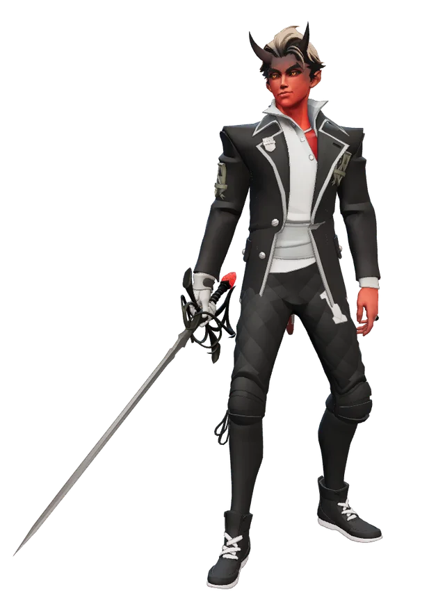 Silver & Black Apollo (+ Black Hair Ver)
