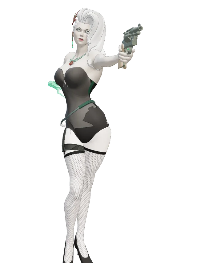 Fishnet Lady Gaist
