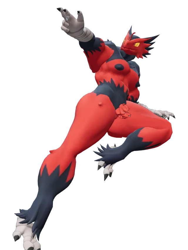 Blazion (Mega Blaziken) as Infernus [Commission]