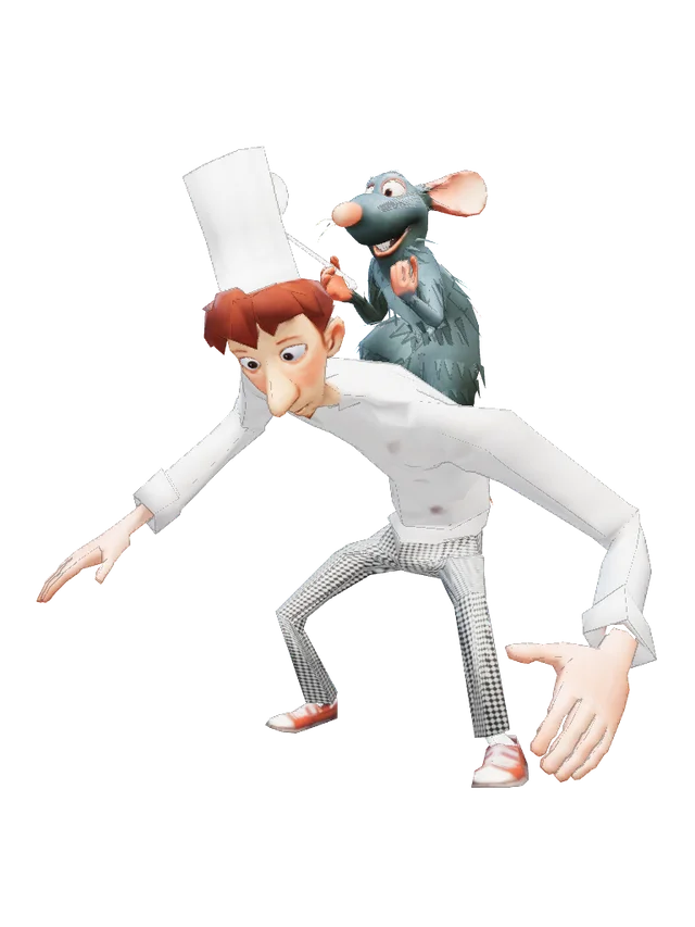 Linguini & Remy over Mo & Krill
