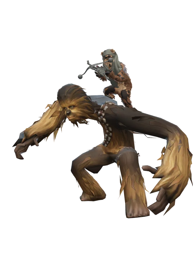 Chewbacca & Ewok Mo & Krill