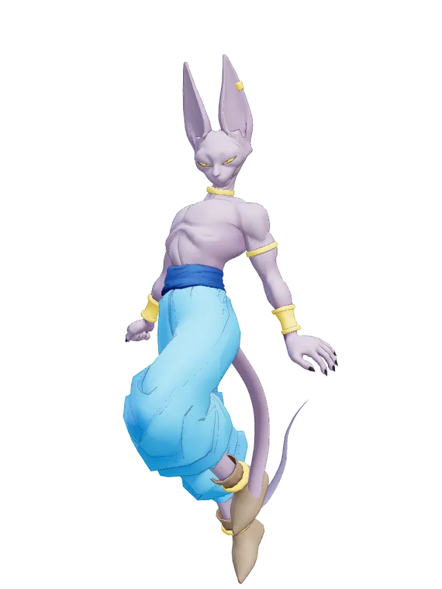 Lord Beerus Over Calico (Dragon Ball)