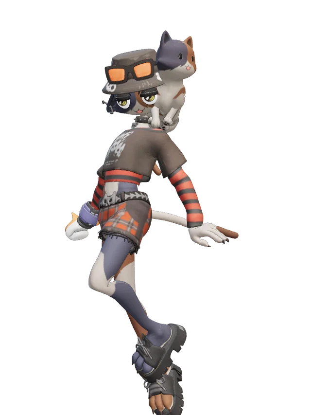 Metalhead Meowskulls as Calico