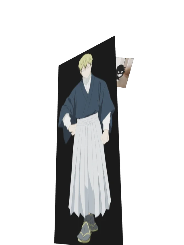 Naoya Zenin PNG larps as Caligo