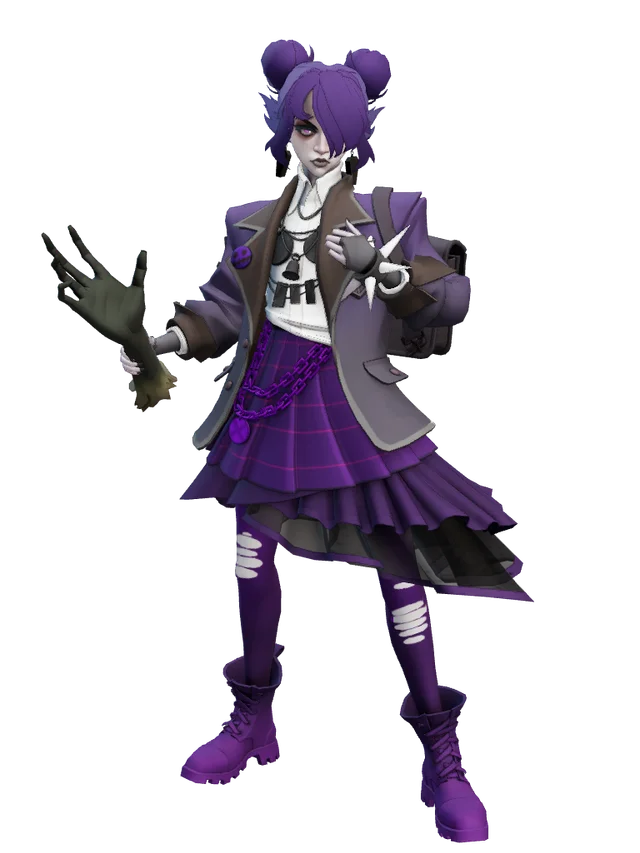Graves' Purple Skin