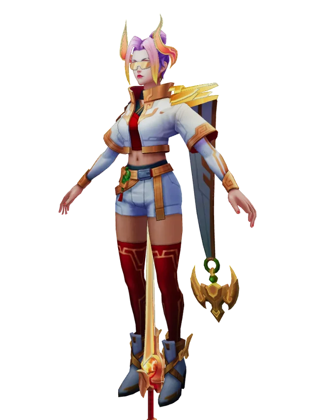 Prestige Lunar Beast Fiora (LoL) as Apollo