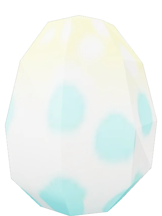 [Fixed Sizing] Low Poly Chao Egg -> Soul Container