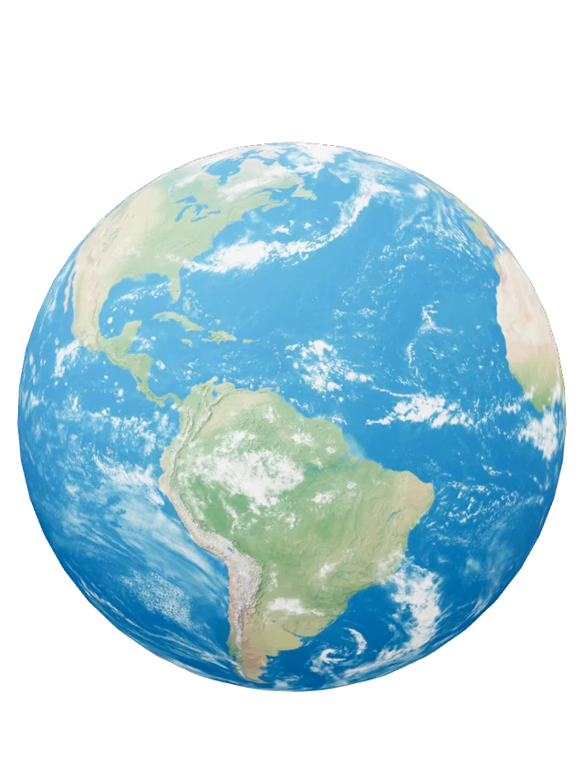 Earth Globe Soul Container (8K Texture)