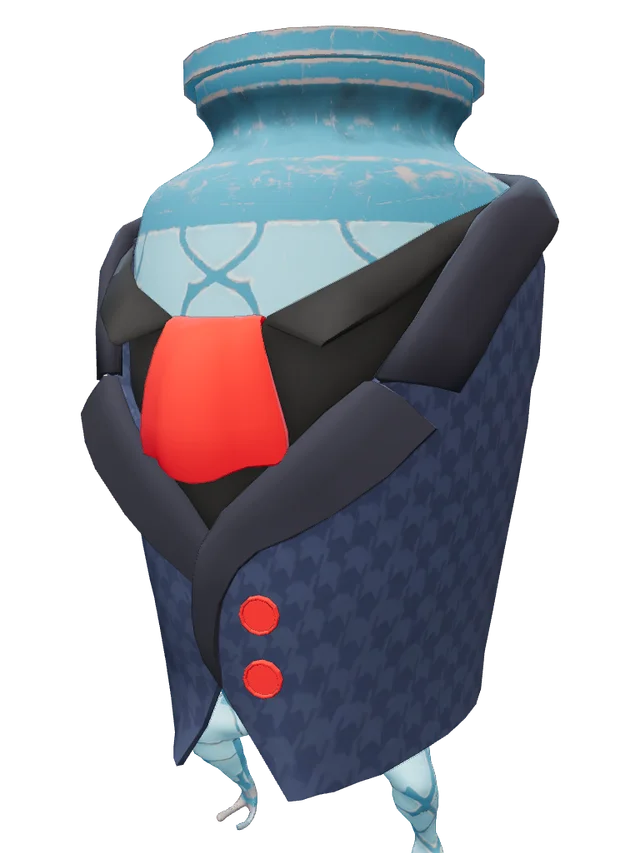 Spirit urn with Mina's Clothing