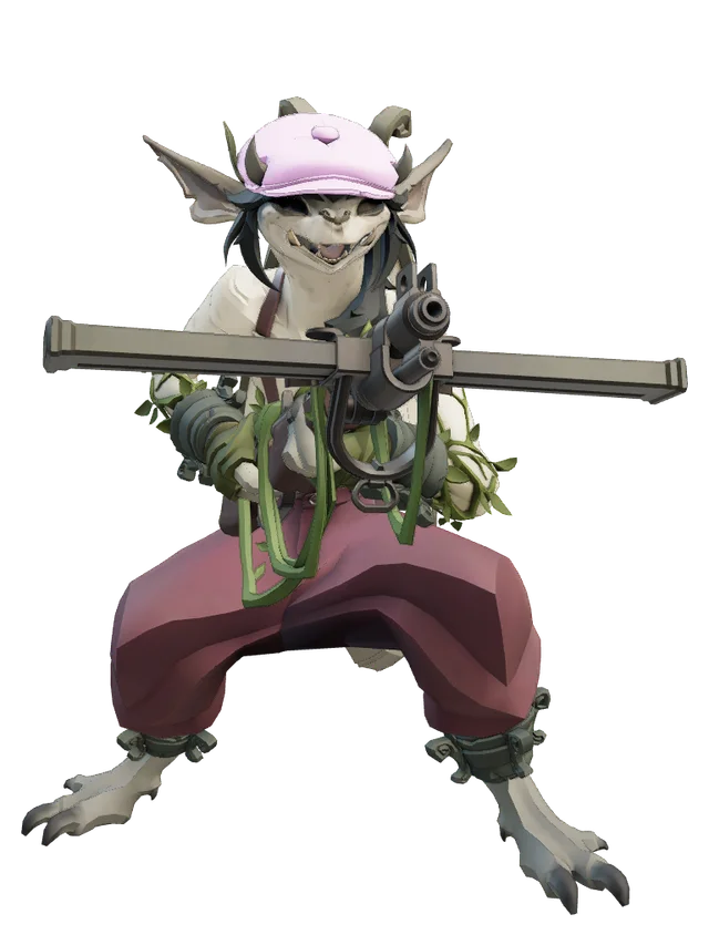 Pink hat ivy