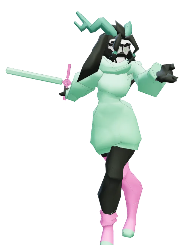 The goat-bunny-cat girl Sybil